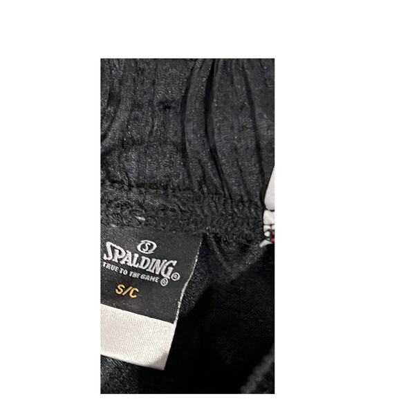 Spalding Black Red Athletic Shorts Mens S - Picture 3 of 3